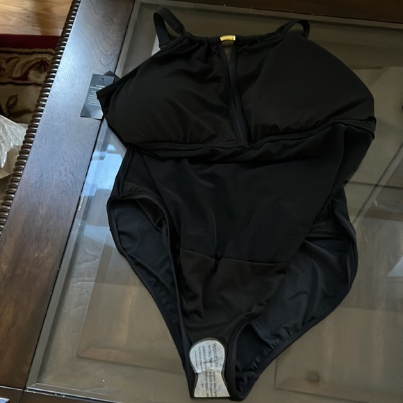 LAUREN RALPH LAUREN
Plus Size Halter-Neck One Piece Swimsuit - Picture 12 of 14